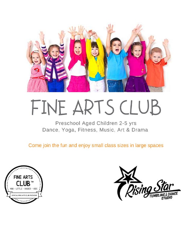 Fine Arts Club for ages 3 to 5 in Casper WY